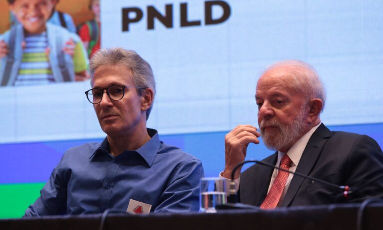 O governador Zema e o presidente Lula