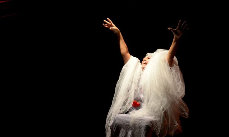 A atriz Magdalena Rodrigues