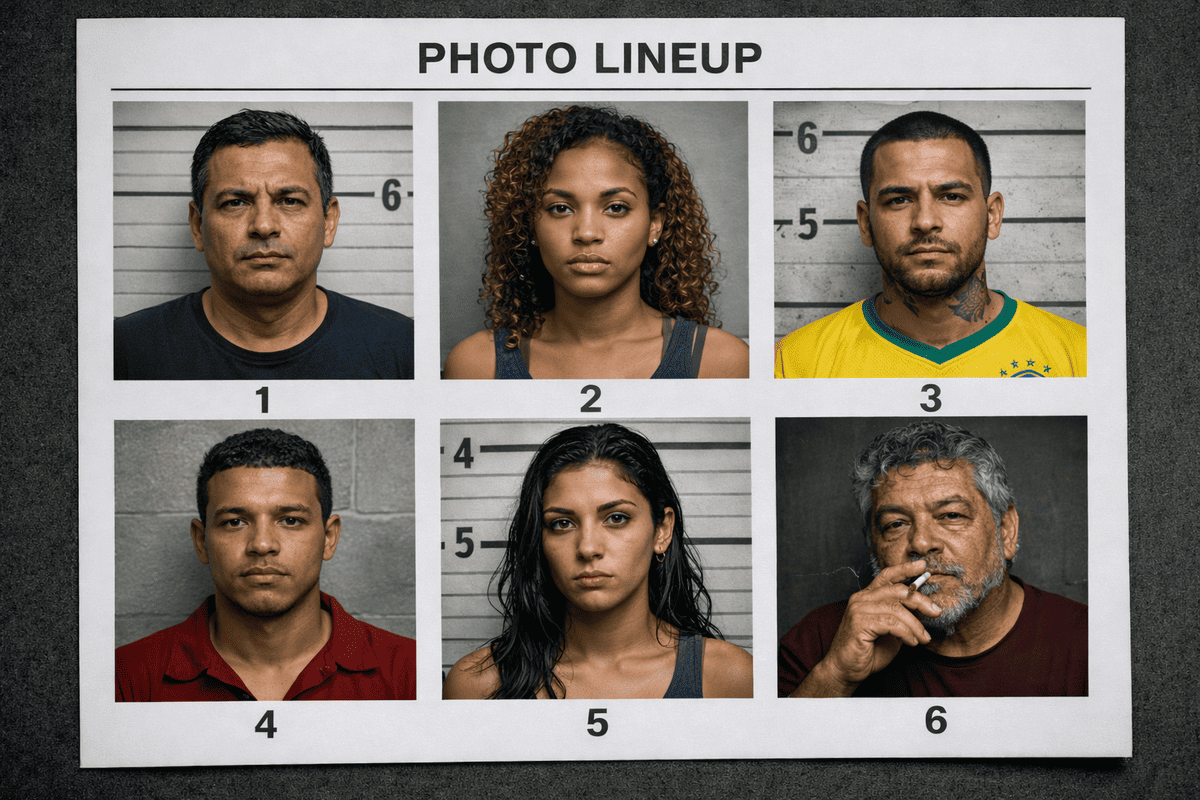 Ficha de reconhecimento facial gerada por IA