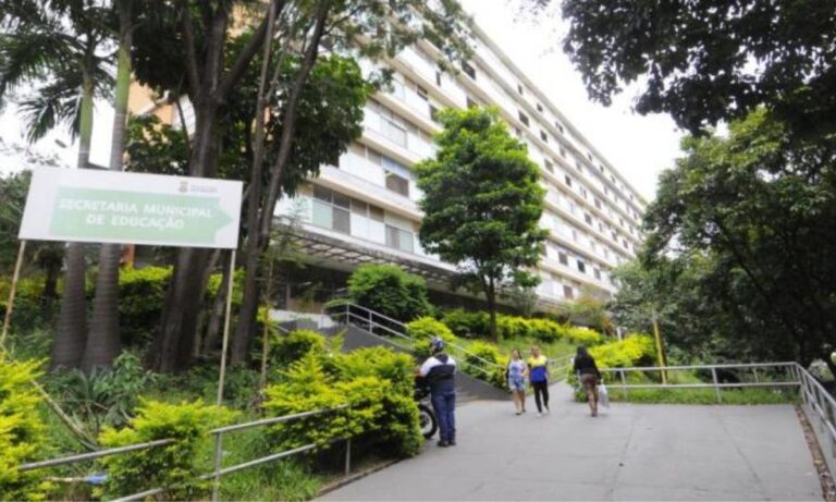 A sede da Secretaria de Educação de Belo Horizonte.