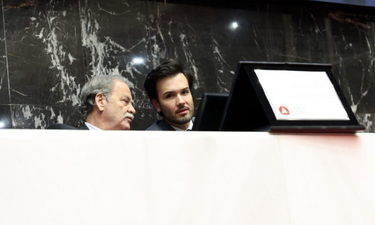 Presidente do TCE, Durval Ângelo, e presidente da ALMG, Tadeu Leite