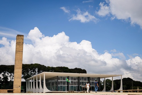 A fachada do Supremo Tribunal Federal.
