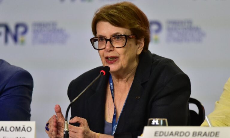 A prefeita de Juiz de Fora, Margarida Salomão.