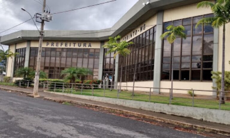 A sede da Prefeitura de Corinto