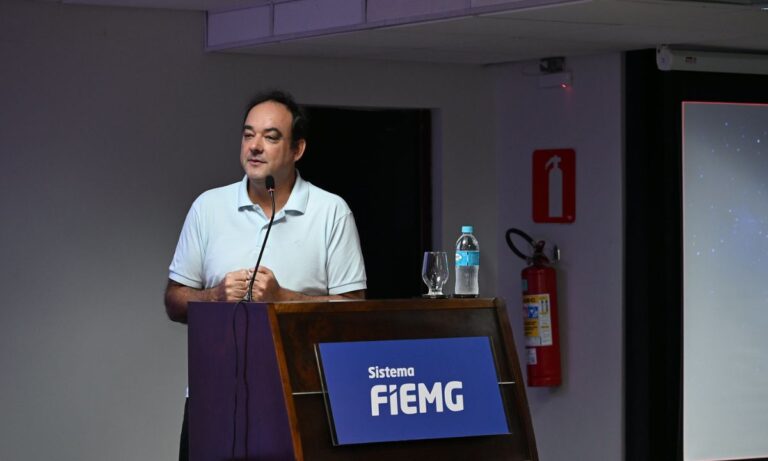 O presidente da Fiemg, Flávio Roscoe