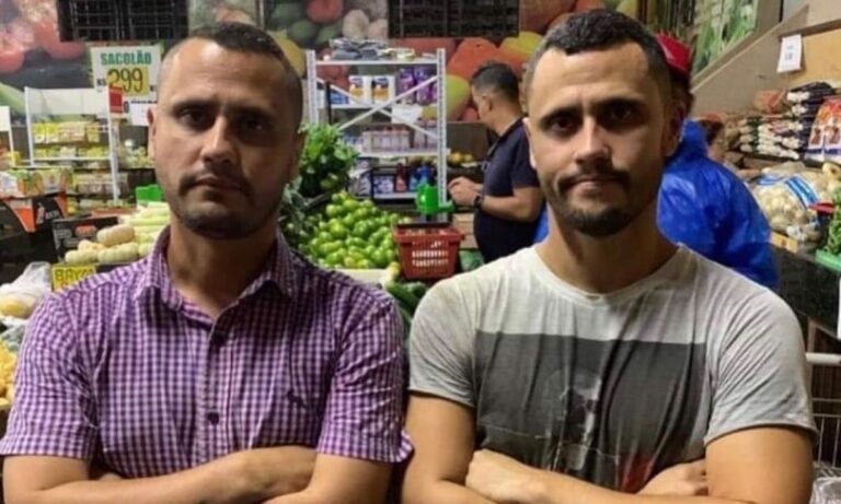 Os irmãos gêmeos Gleidson Azevedo (Novo), prefeito de Divinópolis, e Cleitinho (Republicanos), senador.