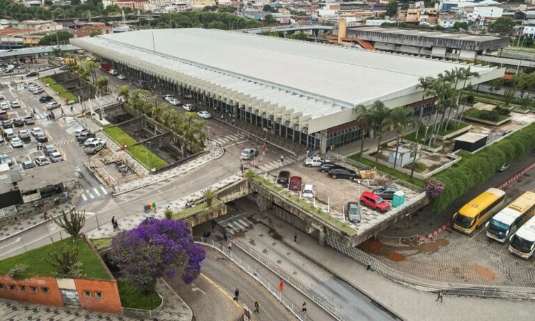 Vista aérea da Rodoviária de BH