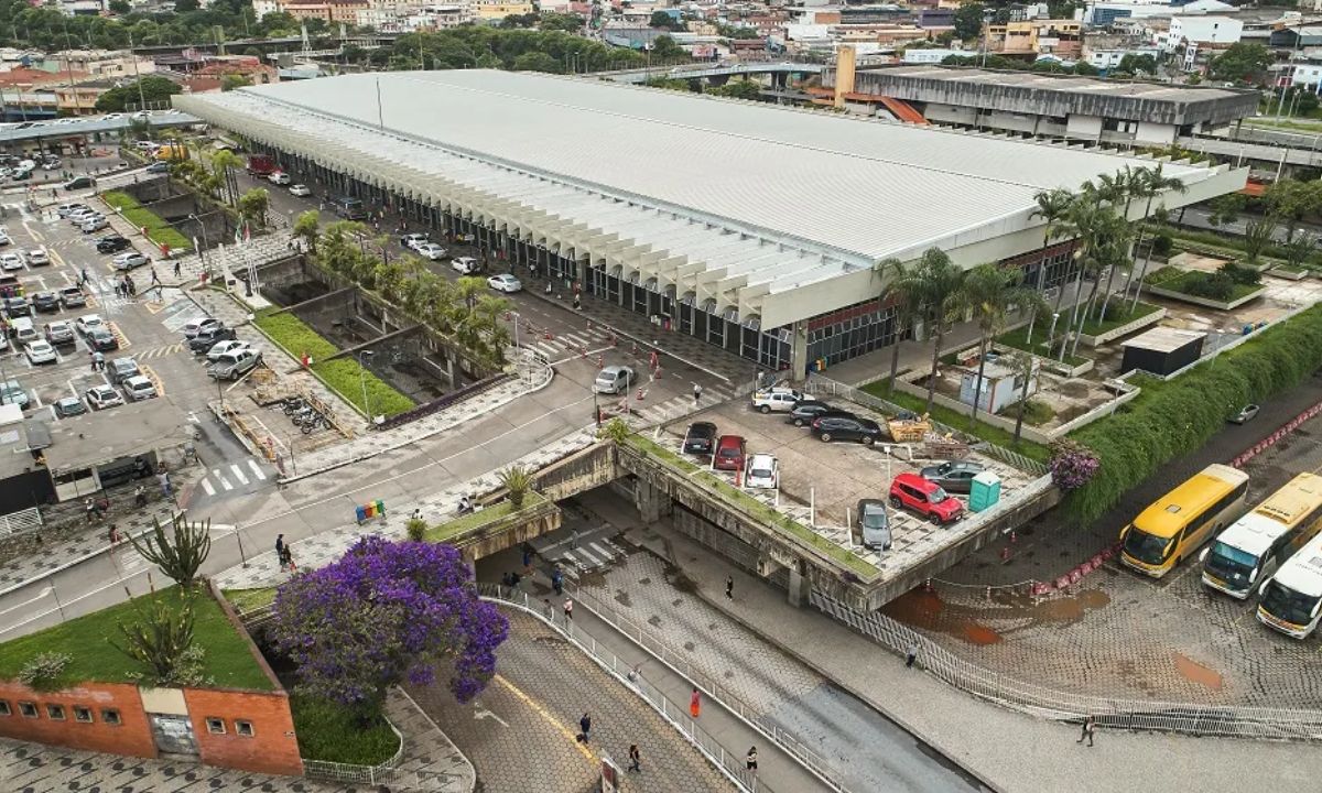 Vista aérea da Rodoviária de BH