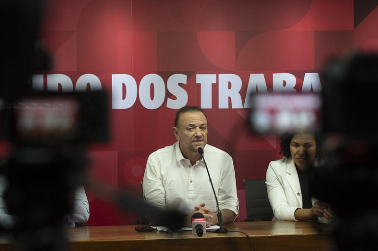 O presidente nacional do PT, Edinho Silva