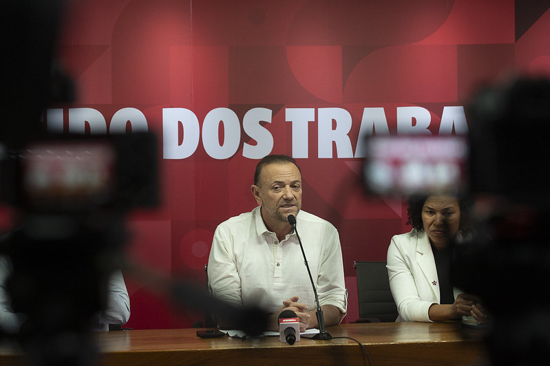 O presidente nacional do PT, Edinho Silva