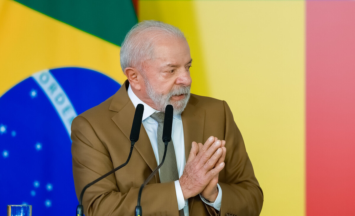 Lula no Planalto em 12 de março de 2026