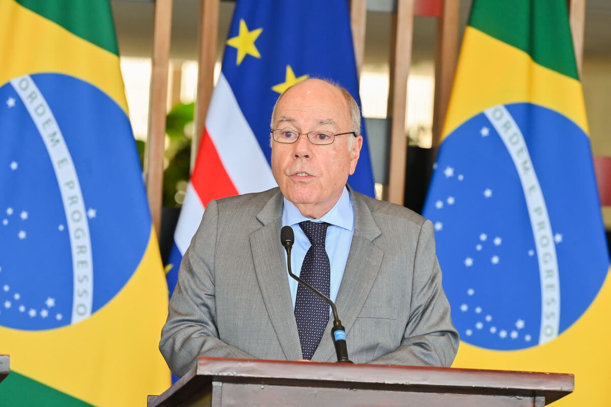 Mauro Vieira em reunião com o ministro de Cabo Verde