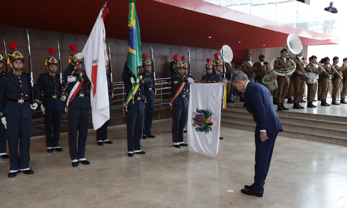 Romeu Zema na posse em 1º de janeiro de 2023