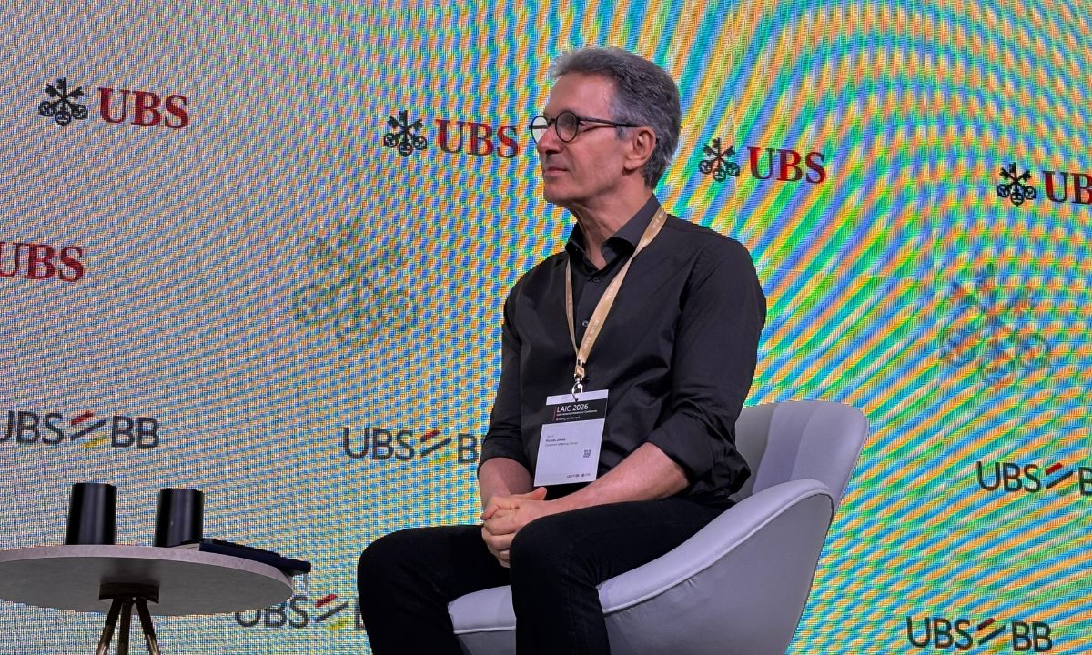 Zema em evento do UBS