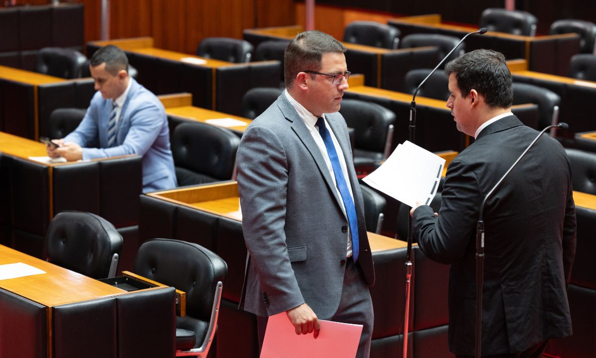 O deputado Cristiano Caporezzo