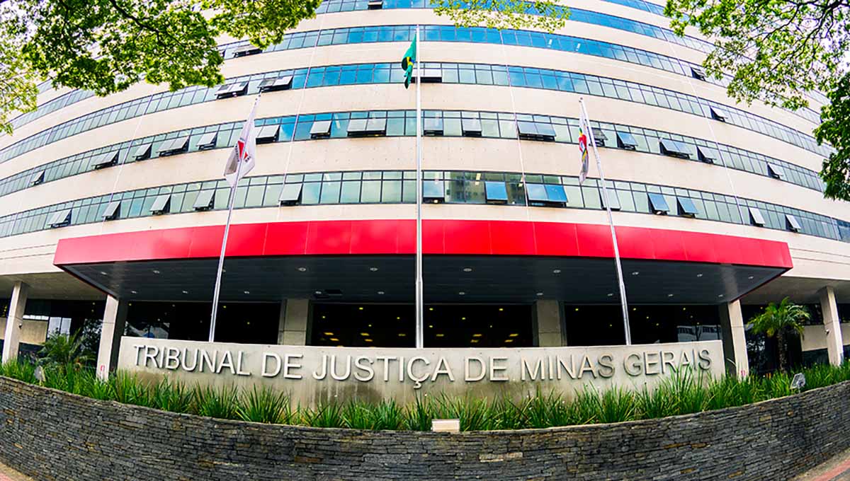 Fachada do predio do tribunal de justica de minas gerais em belo horizonte