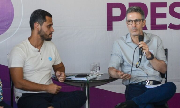 Gleidson Azevedo e Romeu Zema