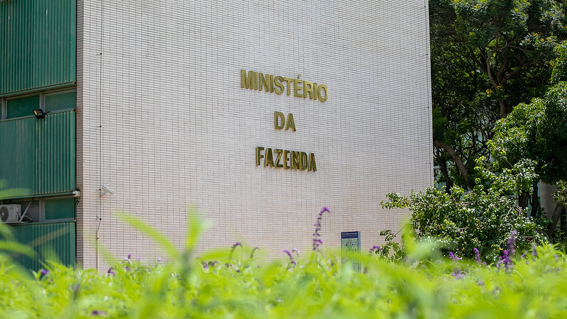 Na foto, a fachada do Ministério da Fazenda, em Brasília
