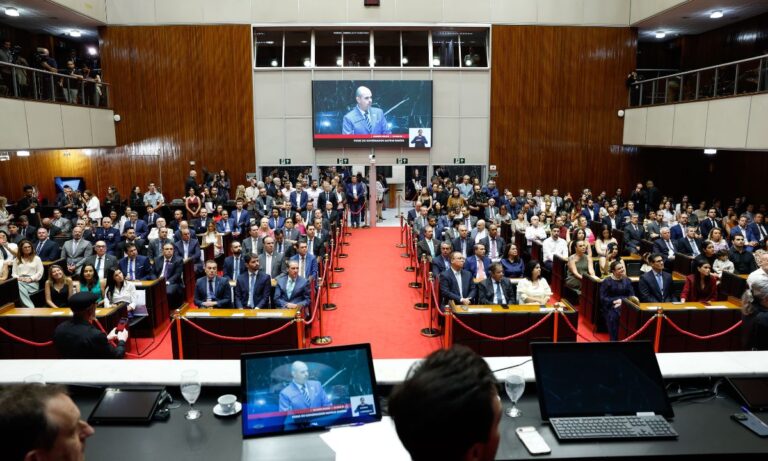 O plenário da Assembleia de Minas