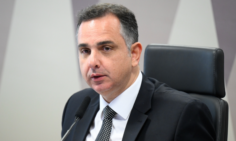 Rodrigo Pacheco em audiência pública no Senado Federal