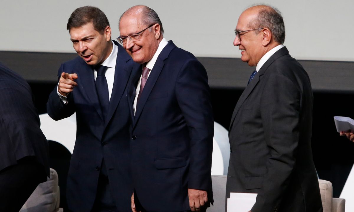 Marcelo Aro, Geraldo Alckmin e Gilmar Mendes