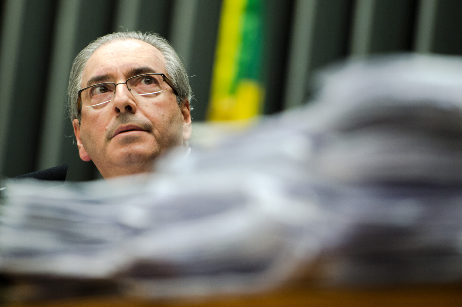 O ex-presidente da Câmara dos Deputados, Eduardo Cunha, durante sessão para votação de requerimentos.