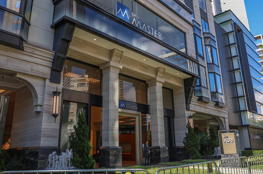 Sede do Banco Master, em São Paulo