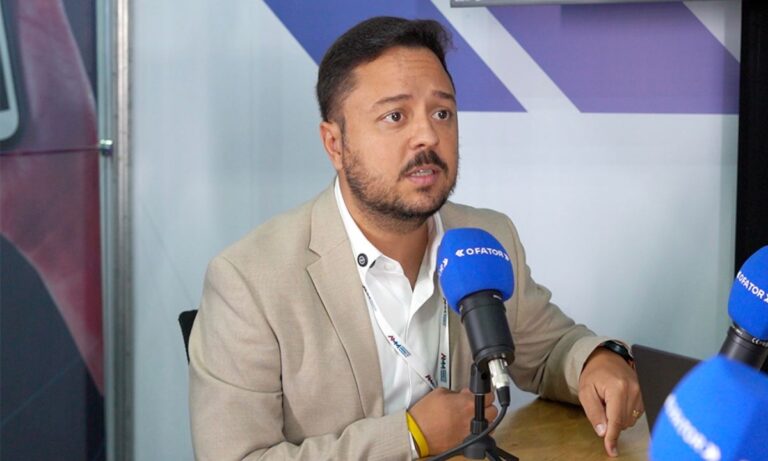 Na foto, o prefeito de Nova Lima, João Marcelo, em entrevista a O Fator