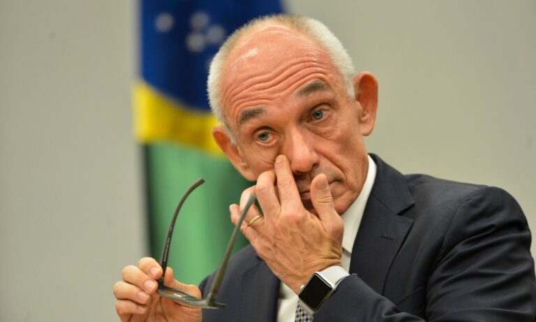 Na foto, o ex-presidente da Vale, Fábio Schvartsman, durante audiência pública da Comissão Externa da Câmara que acompanhou as investigações sobre o rompimento da barragem em Brumadinho.