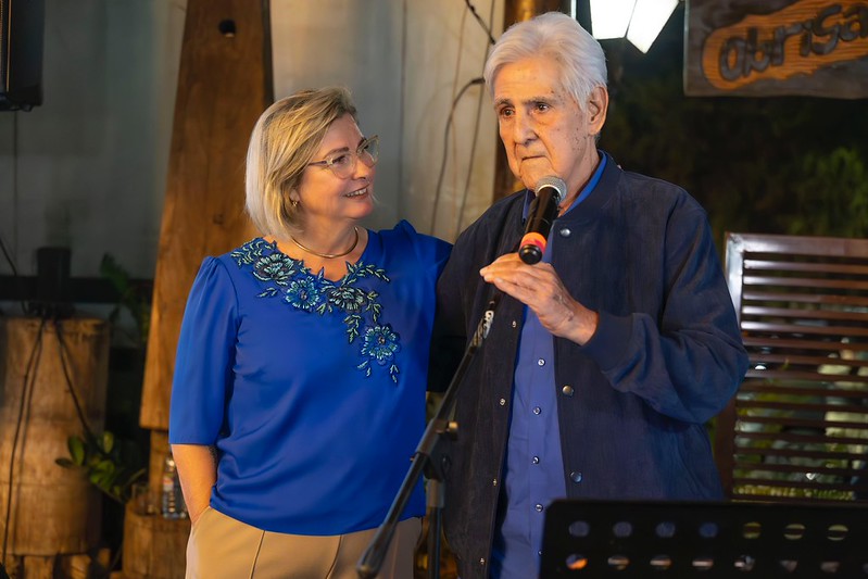 Na foto, a deputada federal Ana Paula Leão (PP-MG) e seu marido, o ex-prefeito de Uberlândia Odelmo Leão (PP)