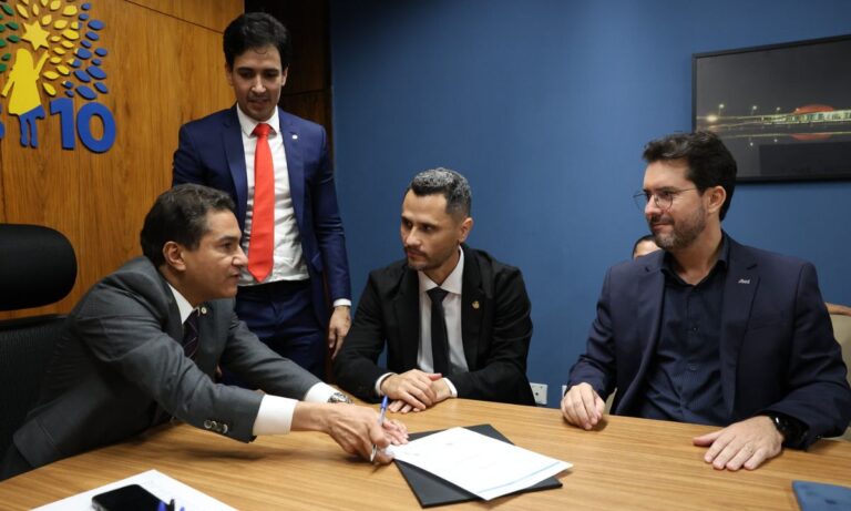 Marcos Pereira, Euclydes Pettersen, Cleitinho Azevedo e Luís Eduardo Falcão
