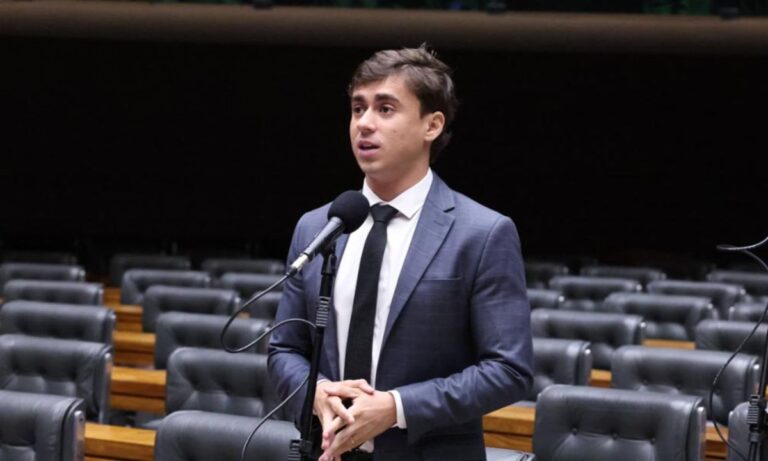O deputado federal Nikolas Ferreira.
