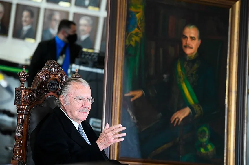 O ex-presidente da República e ex-senador José Sarney.