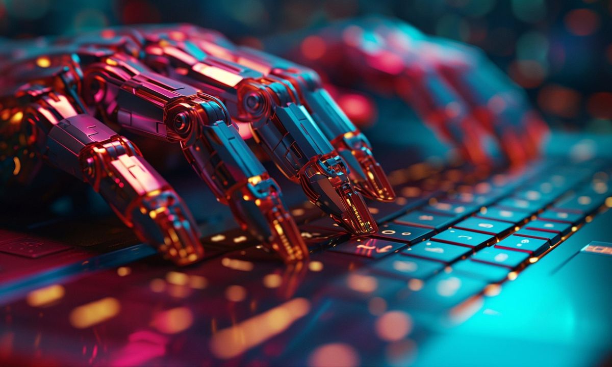 Ilustração sobre inteligência artificial