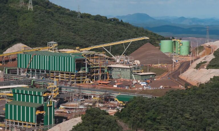 Planta da Samarco em Mariana
