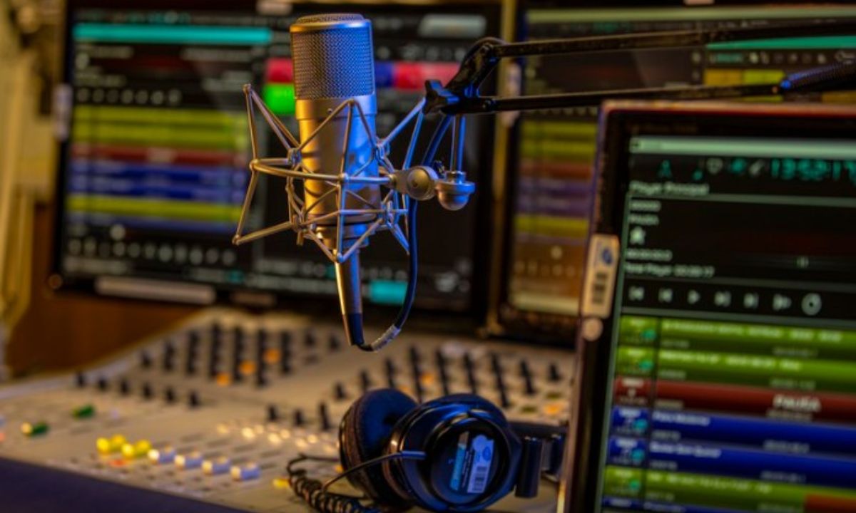 Estúdio radiofônico