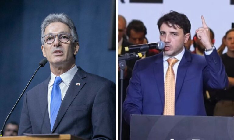 Montagem: Zema vrs Renan