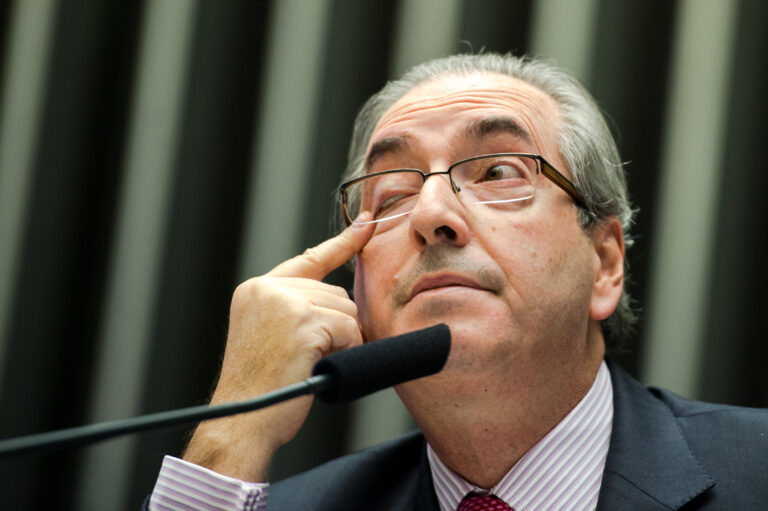 O ex-presidente da Câmara dos Deputados, Eduardo Cunha, durante sessão para votação de requerimentos
