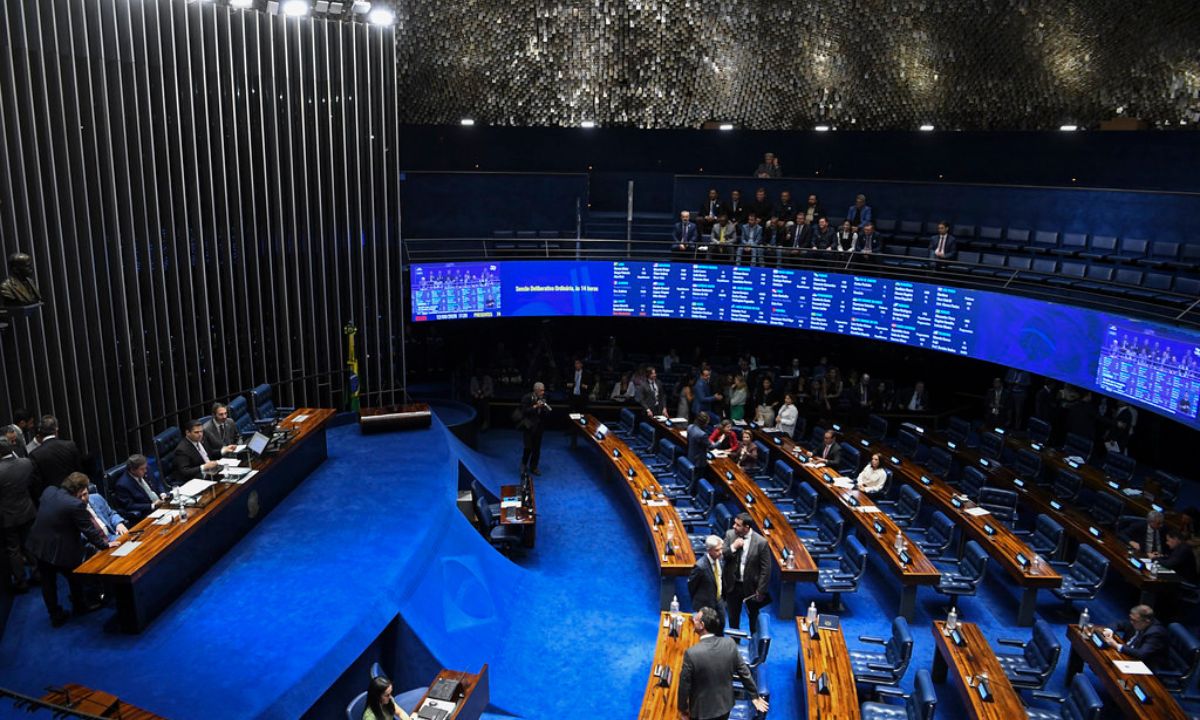 O plenário do Senado Federal