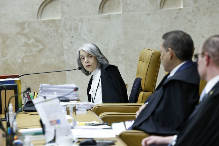 A ministra Cármen Lúcia durante sessão plenária do STF. Foto: Luiz Silveira/STF