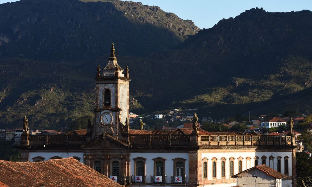 Vista da cidade de Ouro Preto