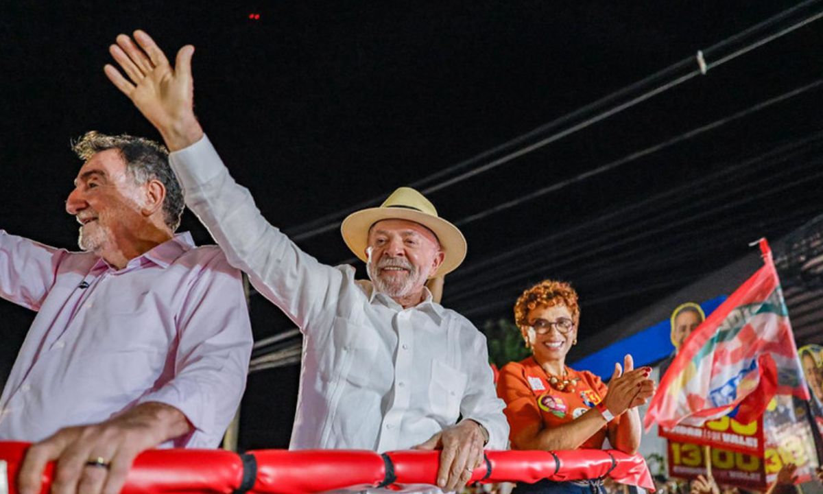 Patrus, Lula e Marília em carreata
