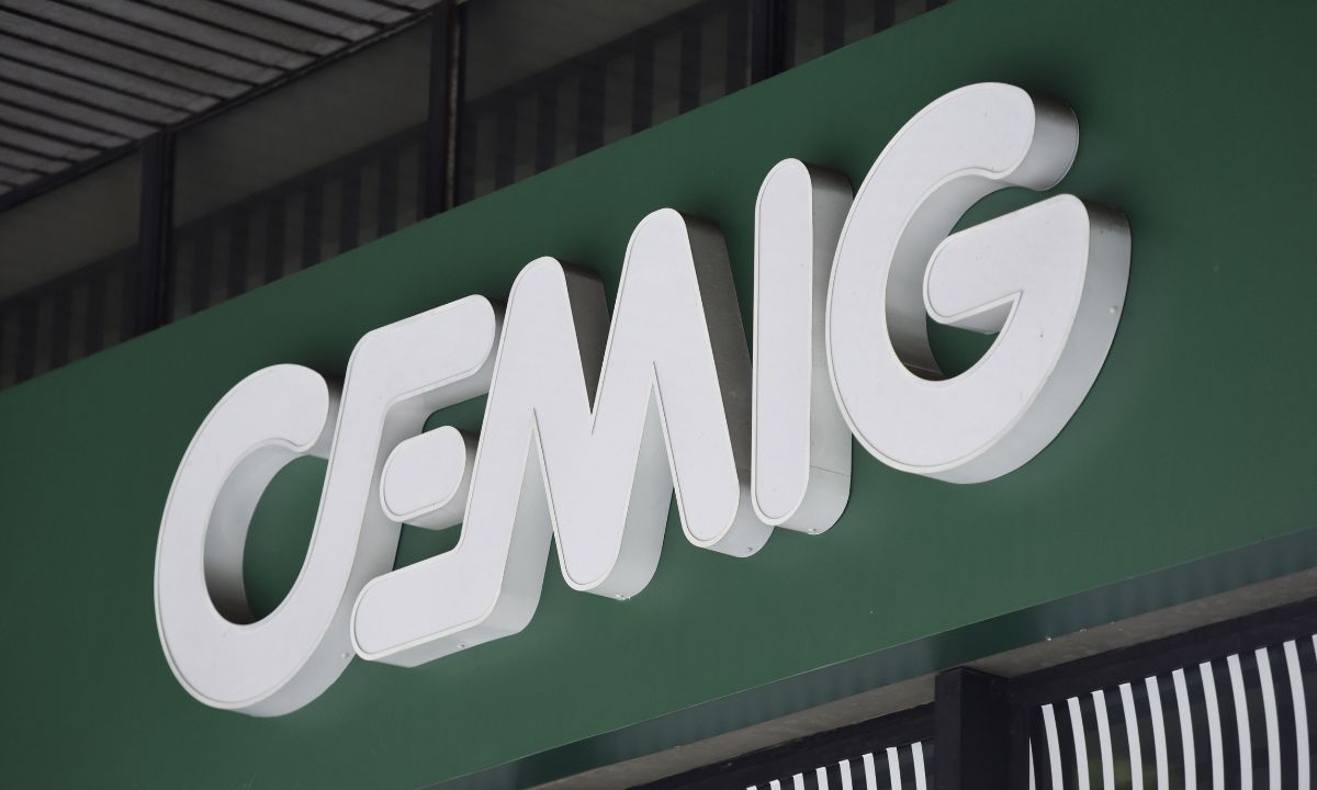 A fachada da Cemig