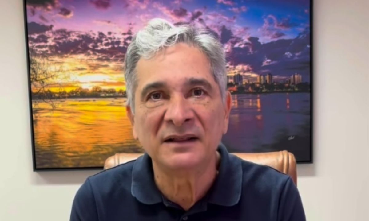 Coronel Sandro em print de vídeo no Instagram