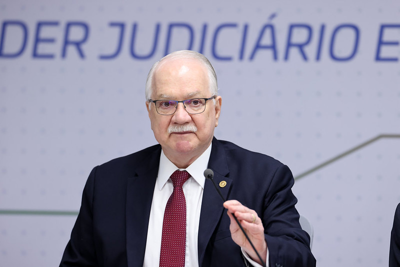 Na foto, o presidente do STF, Edson Fachin