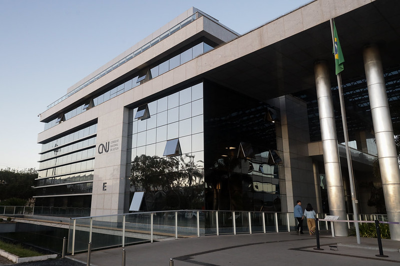 Fachada do Conselho Nacional de Justiça (CNJ), em Brasília