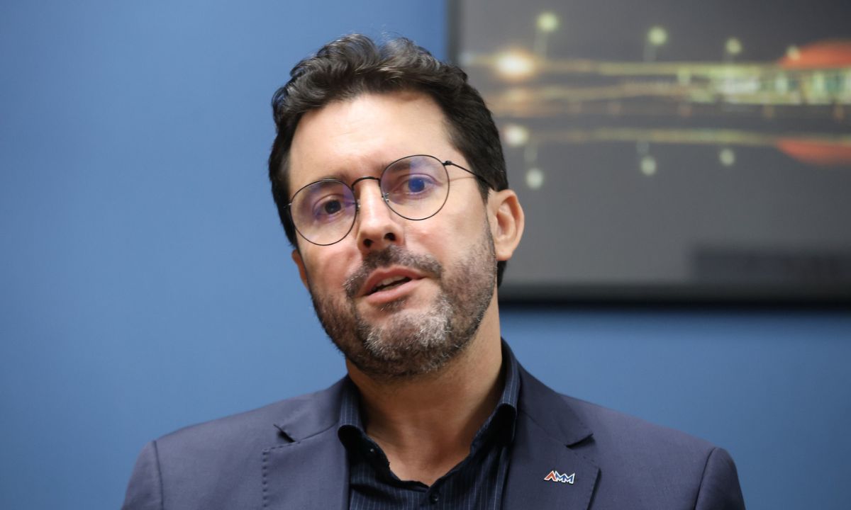 O candidato a vice na chapa de Cleitinho, Luís Eduardo Falcão