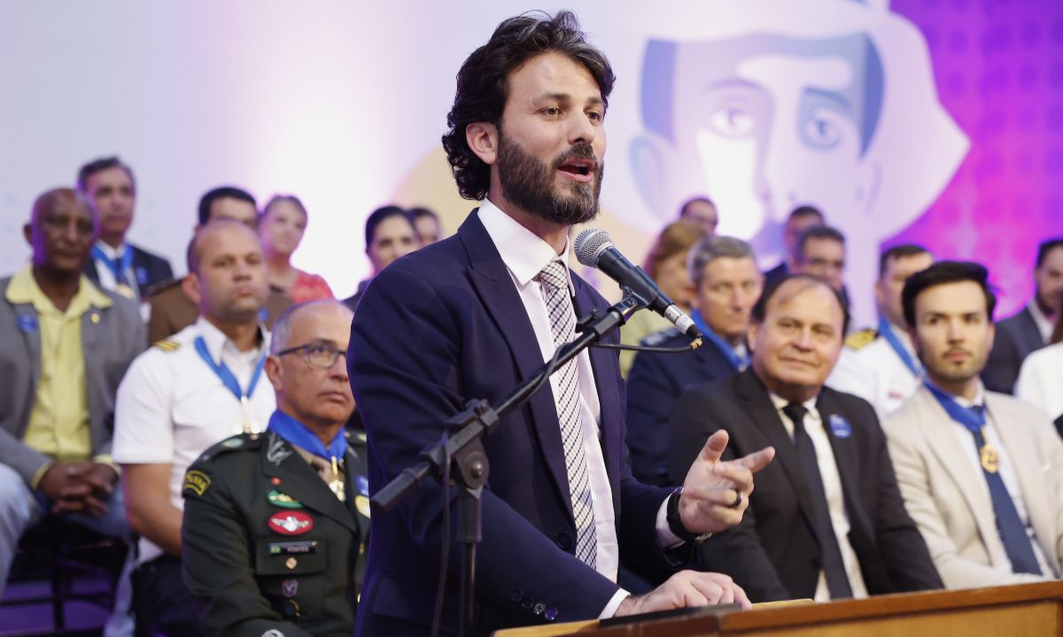 O candidato do PP ao Senado, Marcelo Aro