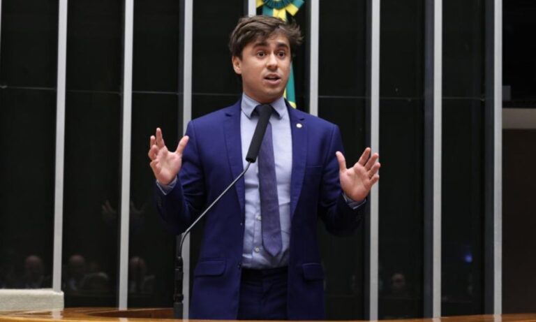 O deputado federal Nikolas Ferreira.