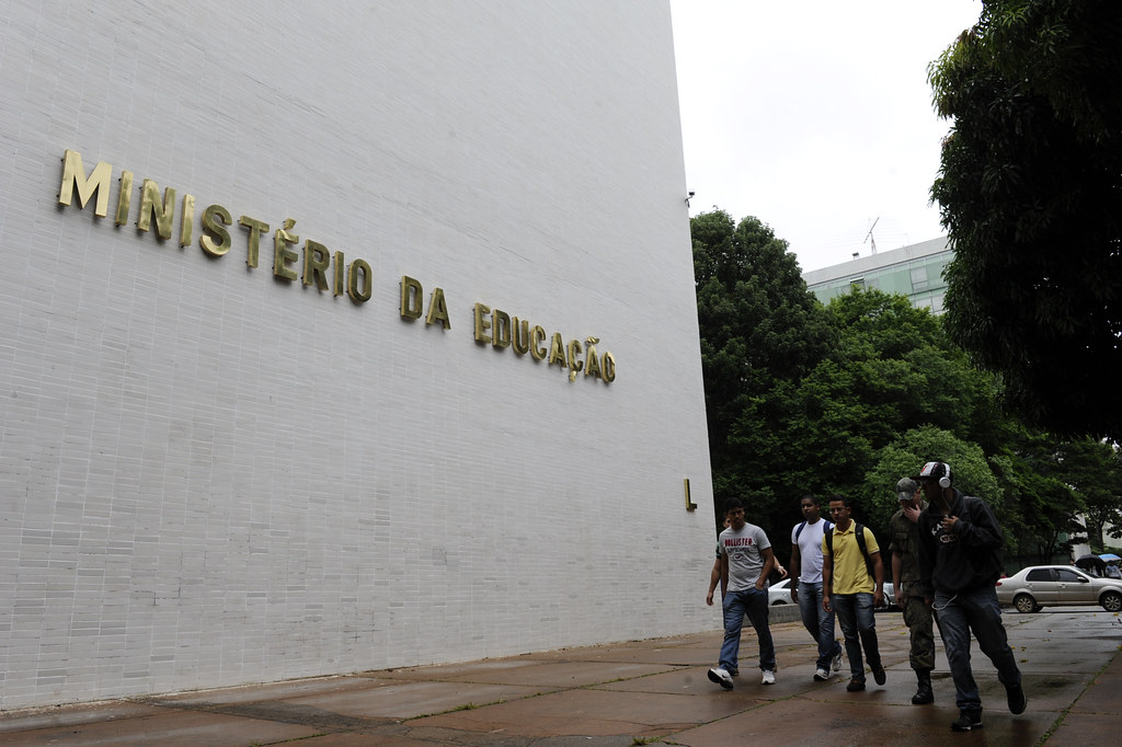 Fachada do Ministério da Educação (MEC), na Esplanada dos Ministérios, Brasília, DF.
